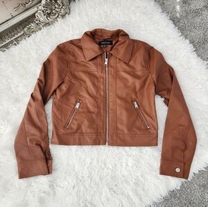 New Look Faux Leather Jacket. Size Medium. New without tags.